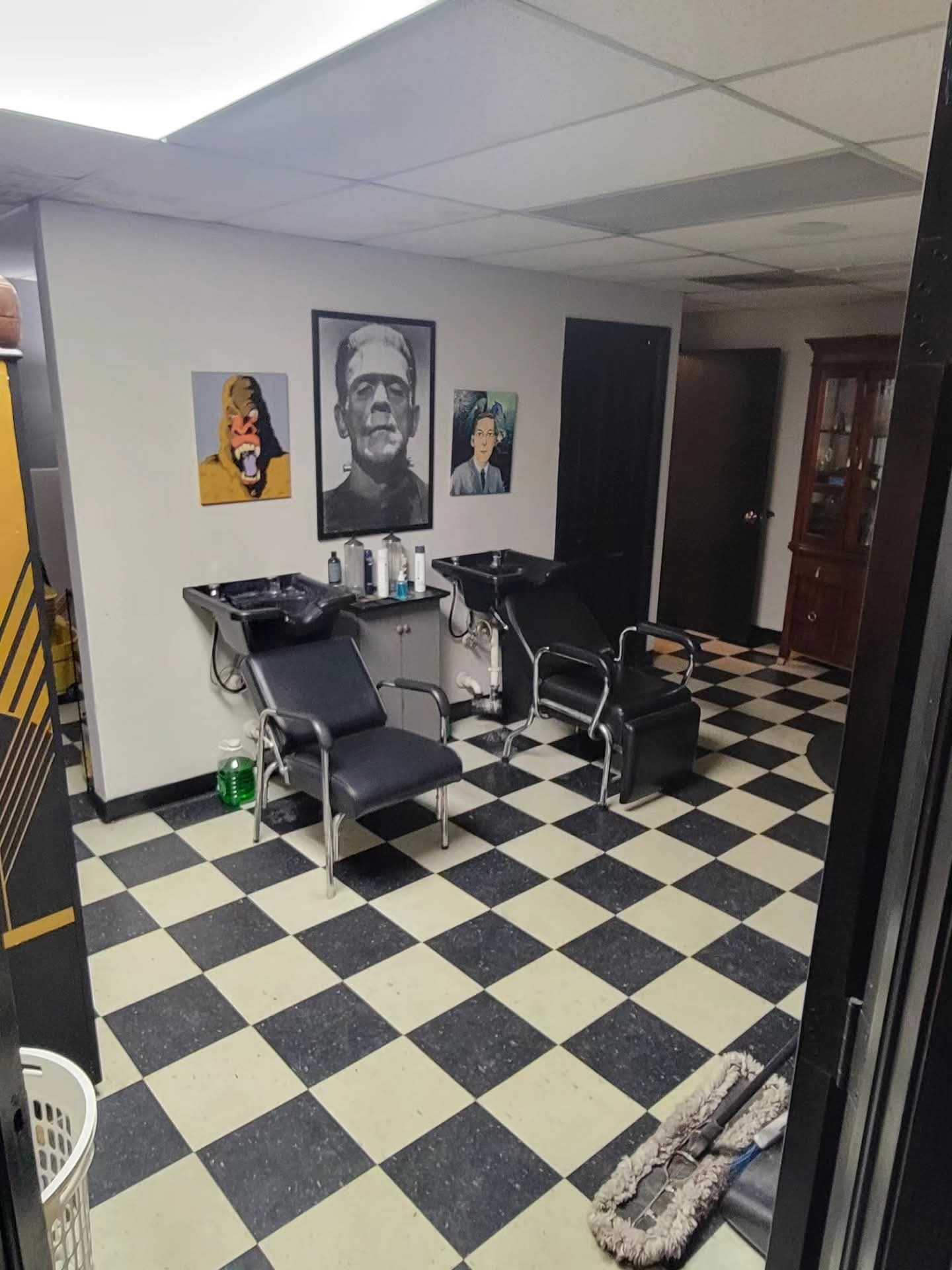 Finished haircut at Pomade and Tonic